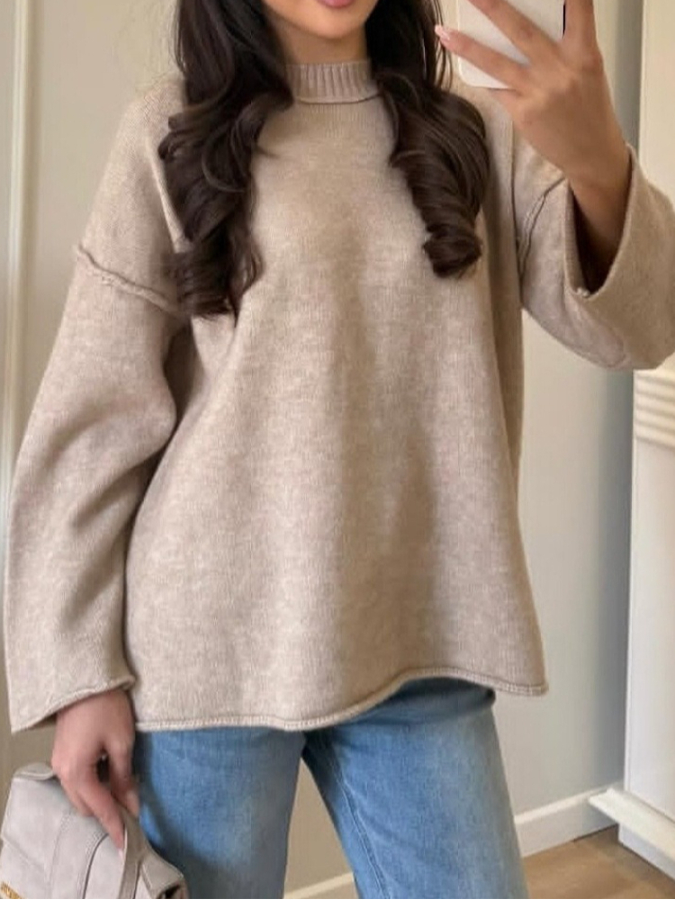 Vintage Fashion Old Money - New Vintage Women Sweaters Black Lantern