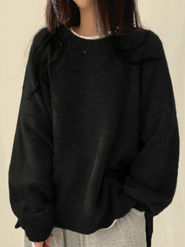 Vintage Fashion Old Money - Autumn Winter New Gray Vintage Women