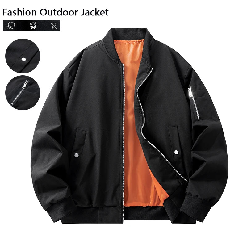 New Autumn Fashion Outdoor Jac - Vintage Fashion Old Money ulasan dan harga