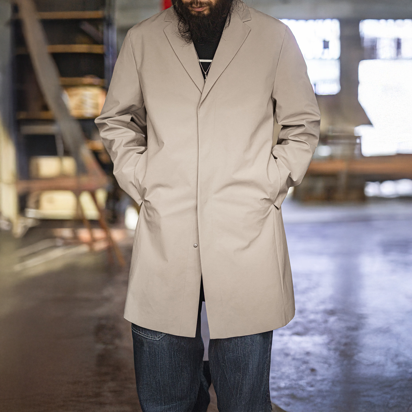 Maden Men’s Trench Coat Britis - Vintage Windbreaker Nylon ulasan dan harga