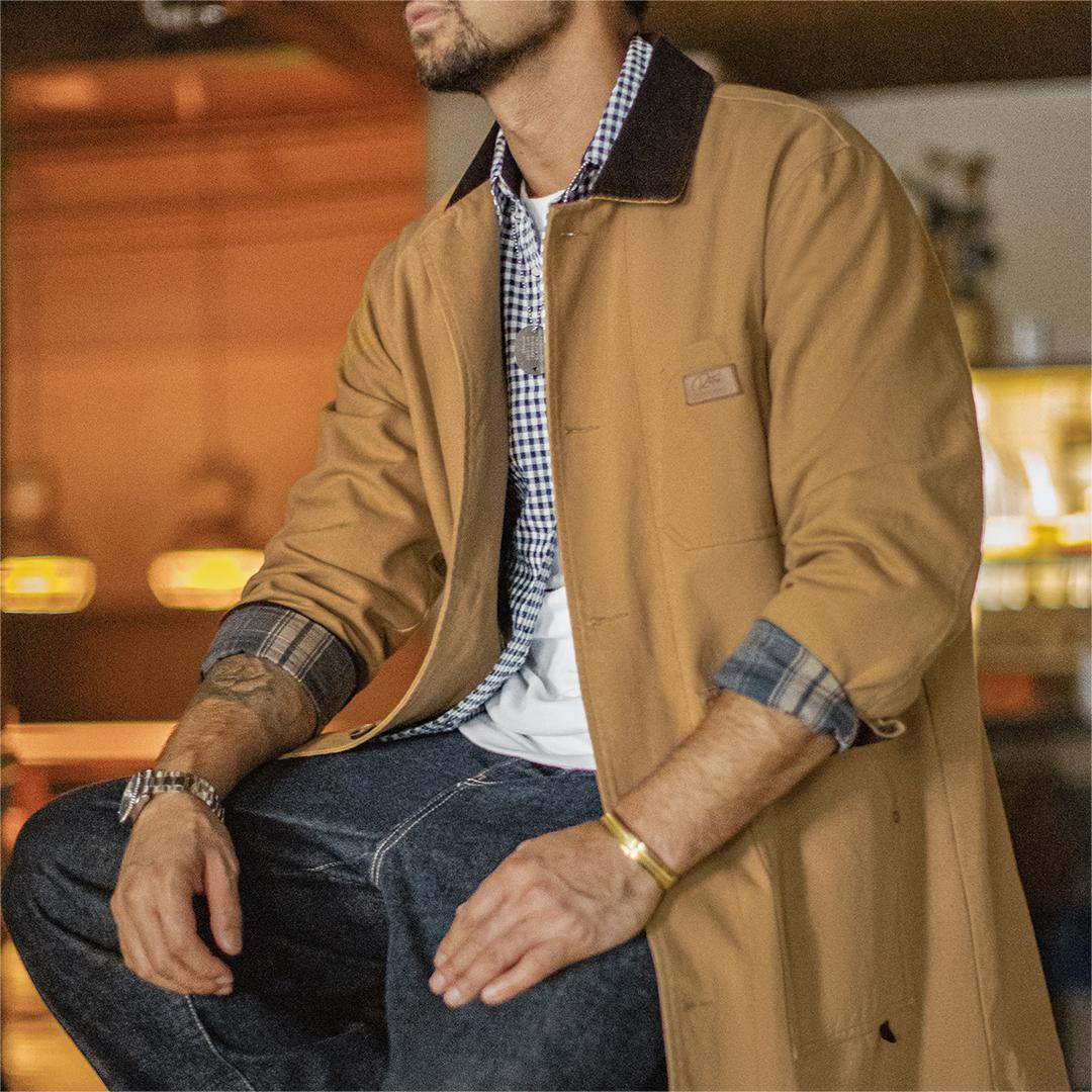 Maden Men's Vintage Michigan J - Vintage Windbreaker Nylon ulasan dan harga