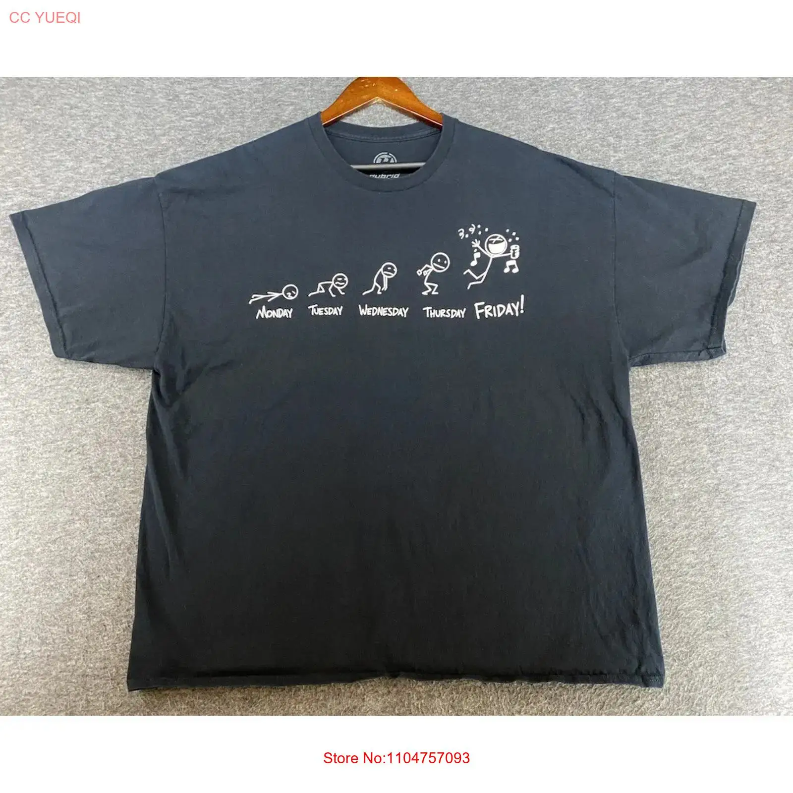 Days Of The Week Funny T Shirt - Vintage Fashion Week ulasan dan harga