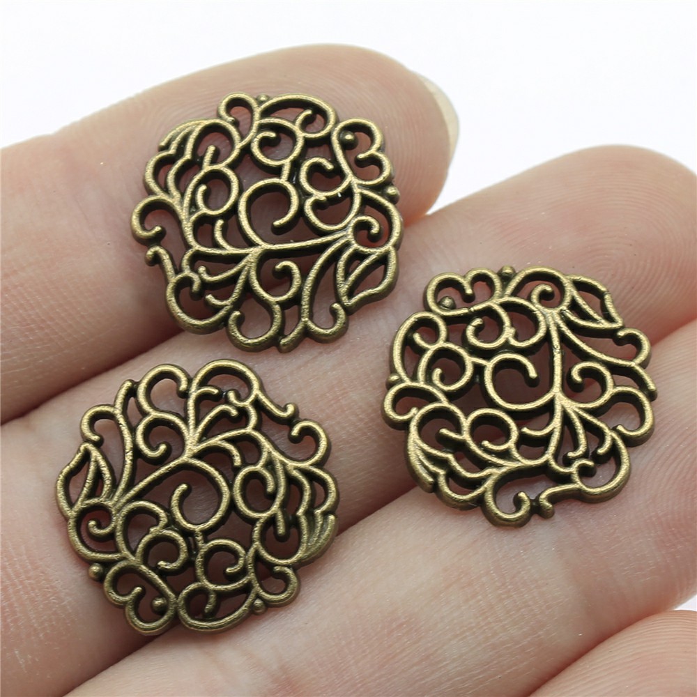 10pcs 18x18mm 2 Colors Antique - Vintage Fashion Blog ulasan dan harga