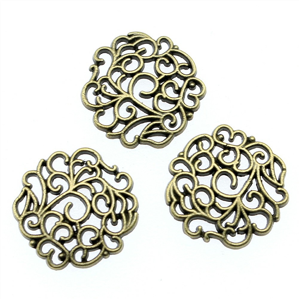 10pcs 18x18mm 2 Colors Antique - Vintage Fashion Blog ulasan dan harga