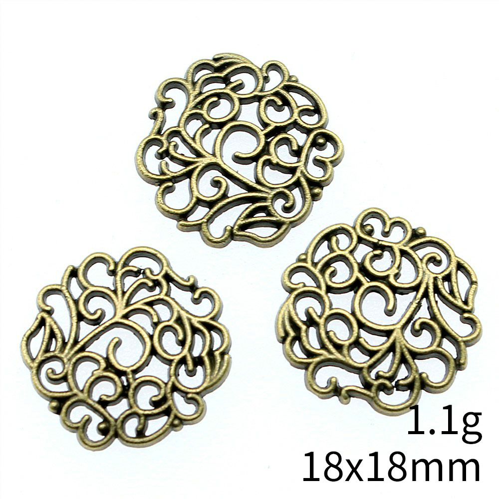 10pcs 18x18mm 2 Colors Antique - Vintage Fashion Blog ulasan dan harga