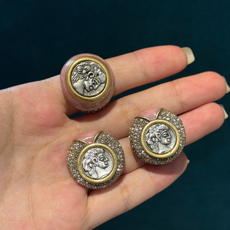 Vintage Ancient Coins Pink Jew - Vintage Fashion Old Money ulasan dan harga