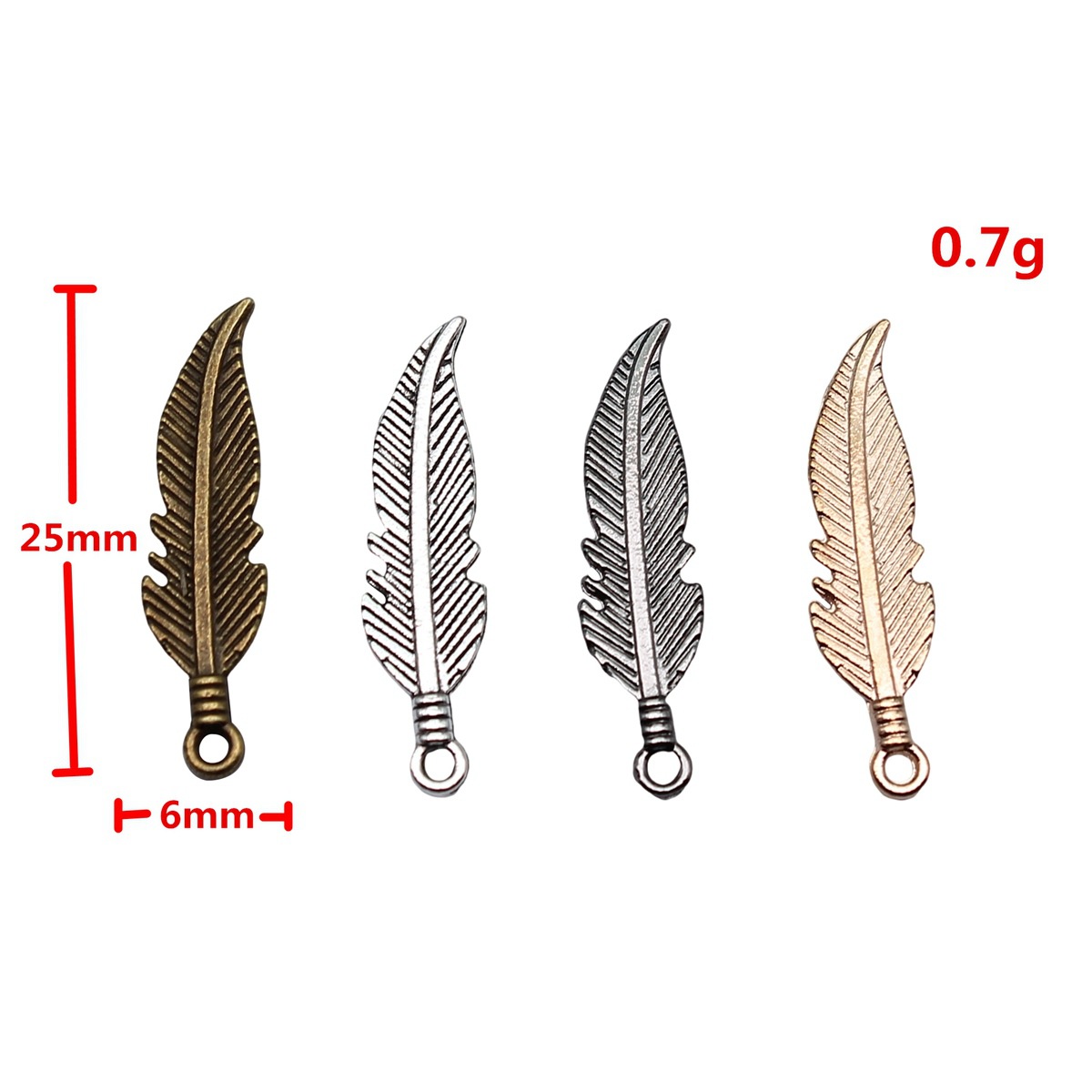 Hollow Feather Charm Leaf Char - Vintage Fashion Blog ulasan dan harga