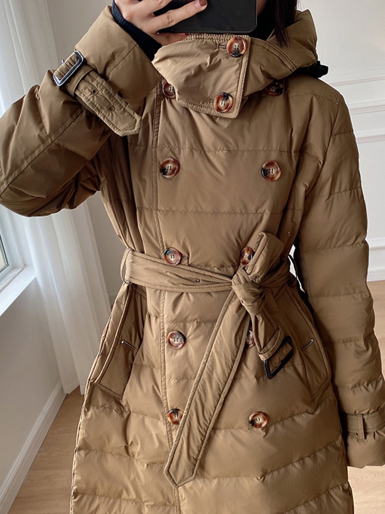 Women Winter Windbreaker Long  - Vintage Windbreaker Nylon ulasan dan harga