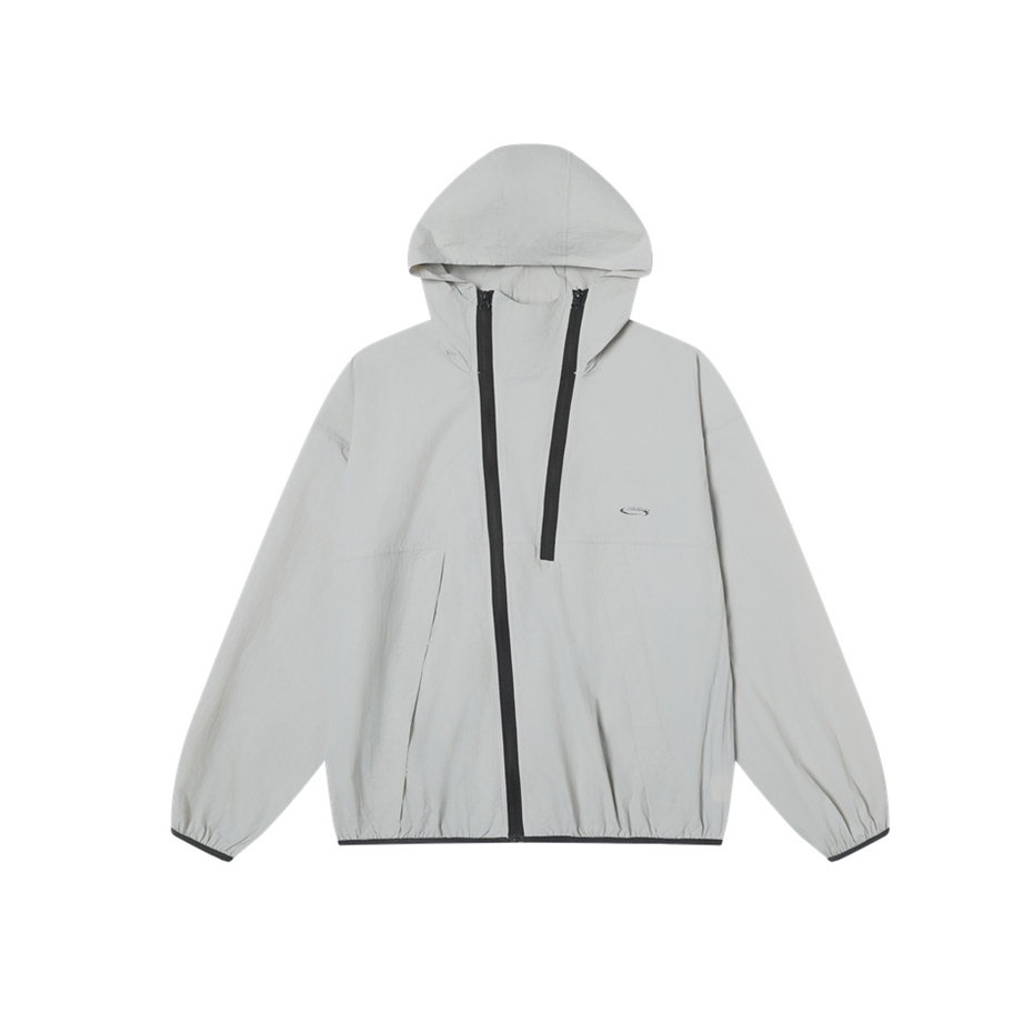 Vintage Hooded Windbreaker Men - Vintage Windbreaker Nylon ulasan dan harga