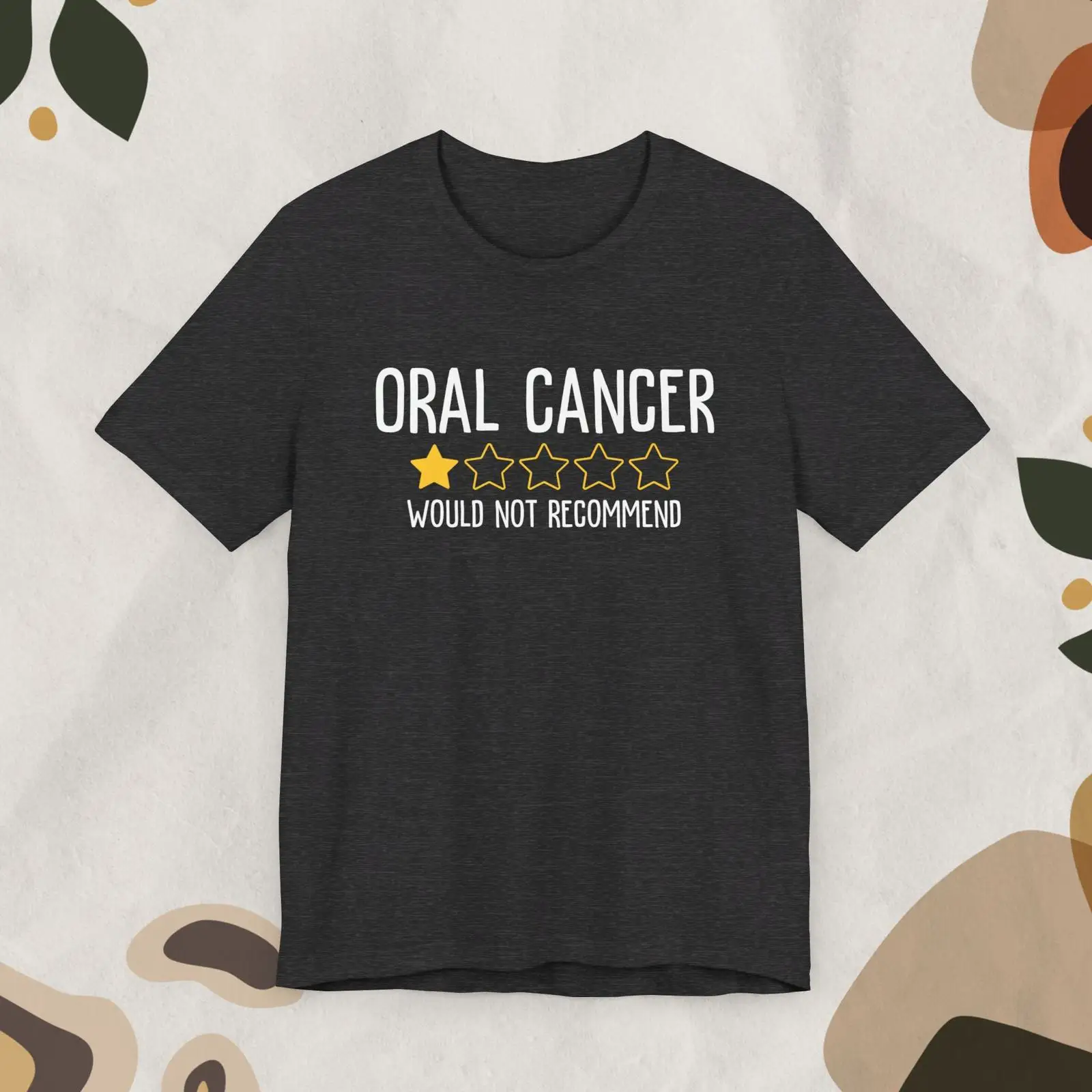 Oral Cancer Awareness T Shirt  - Vintage Fashion Research ulasan dan harga