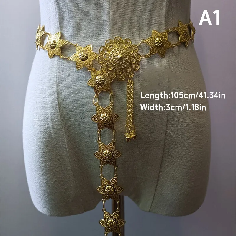 1PC Metal Thailand Waist Chain - Vintage Fashion Fabrics ulasan dan harga